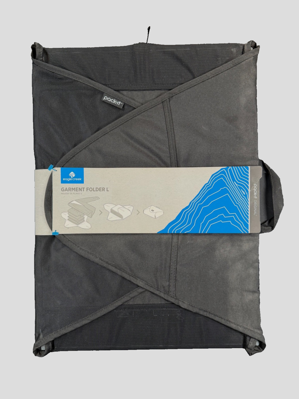 Eagle Creek Pack-It Garment Clothes Folder System (Size: Large) in Black